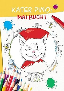 Pino the Cat's World Full of Adventures - Coloring Book Volume 1