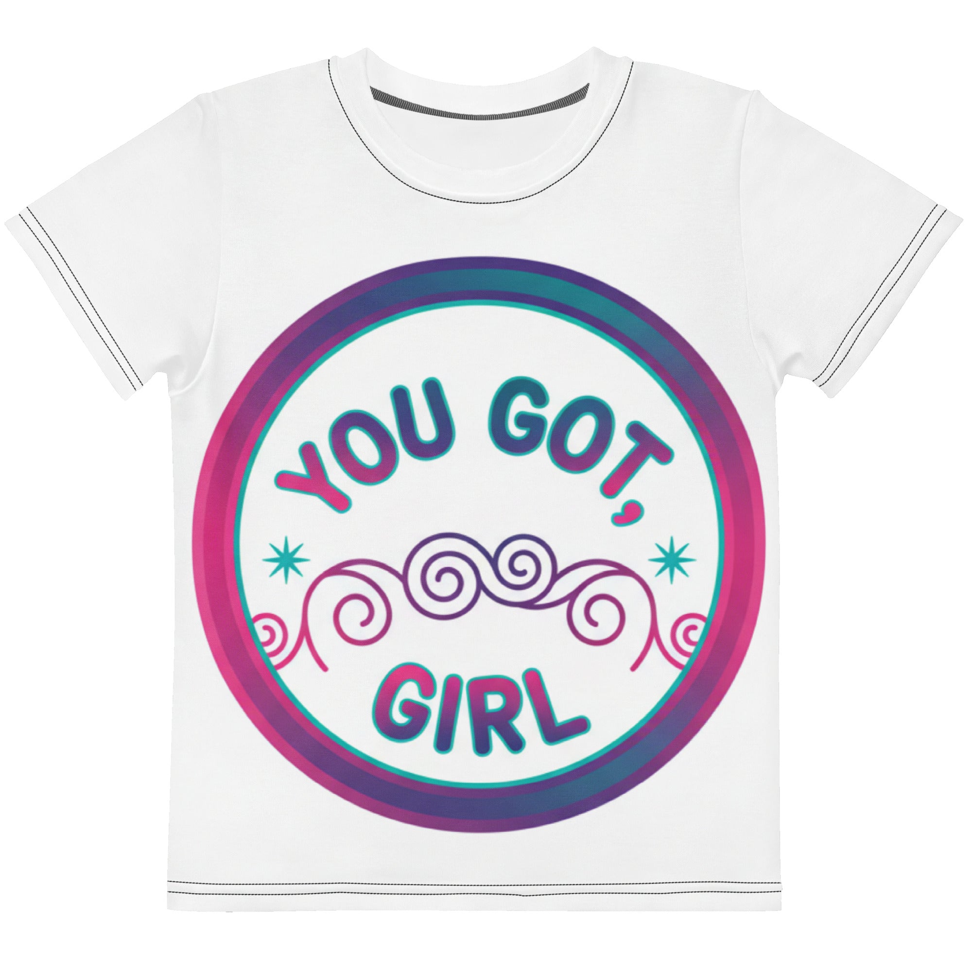  T-Shirt für Kinder - You got, Girl - Das CRAZY-Produktgruppe. Witziges Jugendwort-Shirt für Kids, die dazugehören wollen. Perfekt für Geburtstag, 