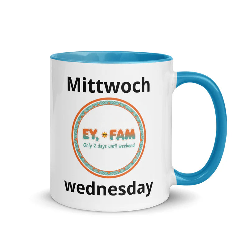 Tasse Mittwoch...EY, FM  Das CRAZY-Produktlinie - Jugendsprache - KCCMShop.de 