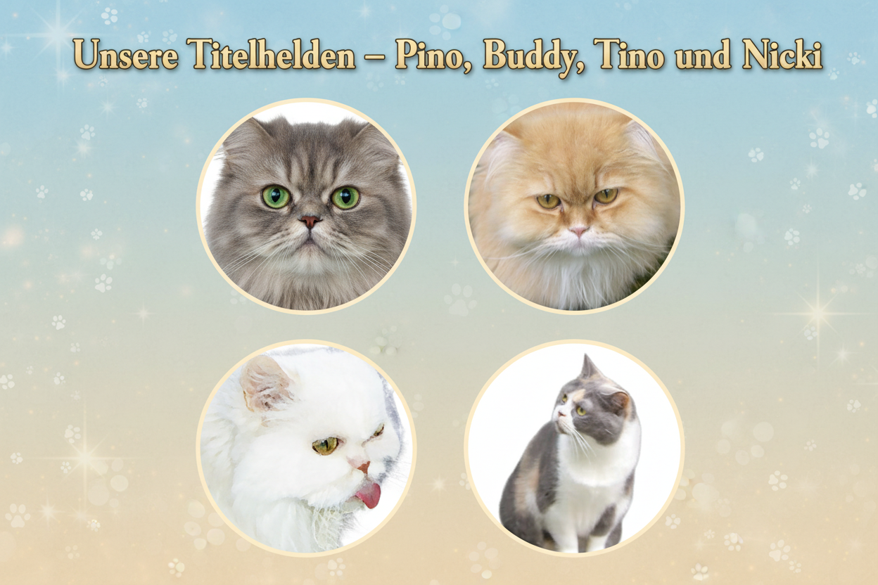 Unsere Titelhelden - Nur Katzenköpfe