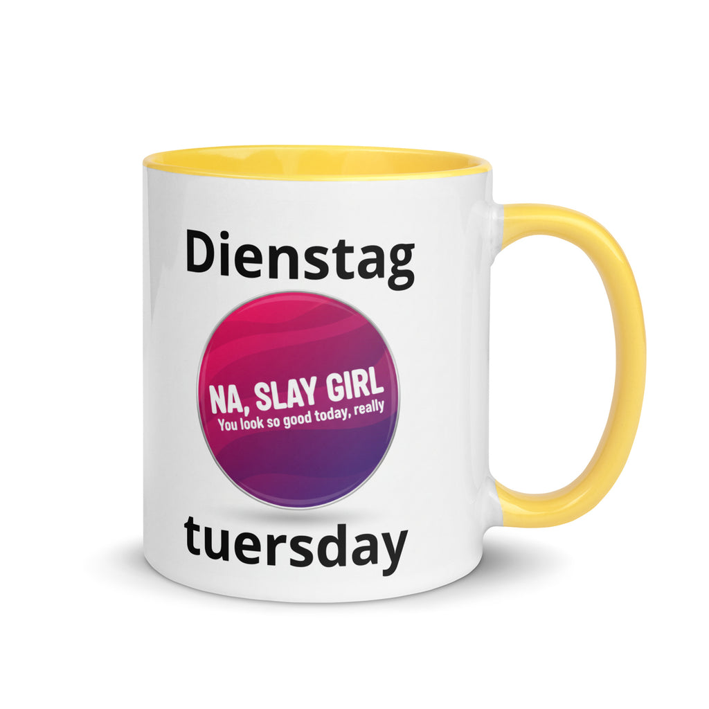 Das CRAZY 7-Tage-Tassen-Set – 7 schwarze Tassen mit Jugendworten SLAY, DIGGA, DAS CRAZY, BESTIE und mehr – Geschenk-Set – KCCMShop"